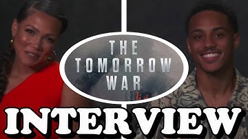Keith Powers and Jasmine Mathews Talk New Film ‘The Tomorrow War’ and Aliens on Earth