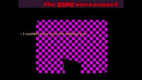 safety not found or invalid - [Deltarune The Same Same Puppet] (not mine)