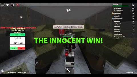 roblox twisted murderer gameplay part 1
