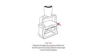 Trodat 6/56 Replacement Stamp Pad (Blue) - Fits 5117, 5204, 5206, 5460, 5558, 55510