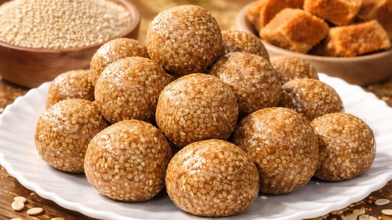 मकर संक्रांति स्पेशल तिल गुड़ लड्डू