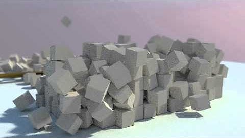 Blender 2.66 Rigid Bodies Test