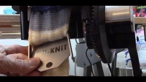 Circular Sock Machine Quick Start Step #1, Cast On and Knit a Tube by Diana Sullivan