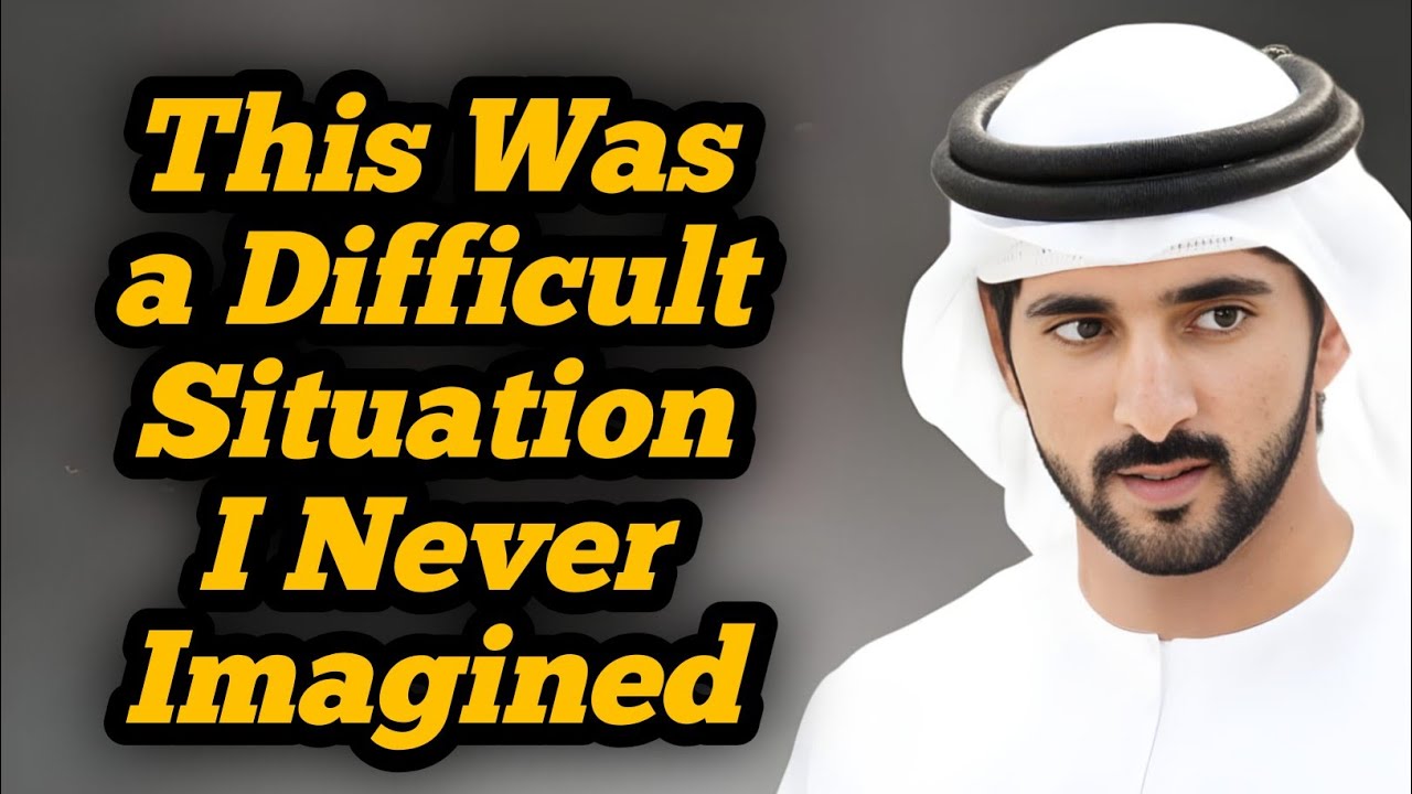 This Was a Difficult Situation | Fazza Poems | Emotional & TributePoetryInspiredbySheikh HamdanFazza