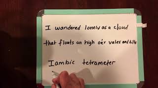 Scanning iambic tetrameter Scanning Iambic Trimeters