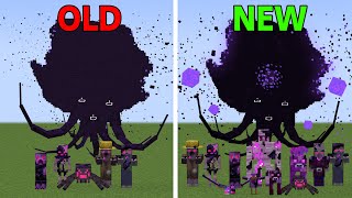 Wither Storm Updated. Old Version VS New Version Cracker's Wither Storm Mod 2023