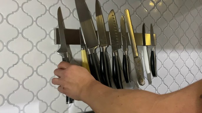 HULTARP Magnetic knife rack, black, 15 - IKEA