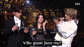 Jisoo Taehyung Jinyoung Mc Türkçe Çeviri