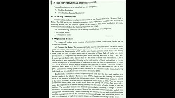 Types of Financial institutions📚 || Banking institutions || #financialmarkets #bcom #mcom #bba #mba