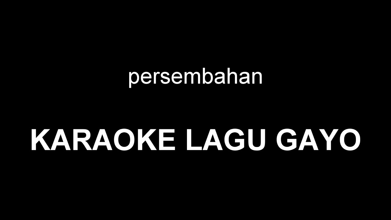AMA MIGA S.G (KARAOKE) LAGU GAYO TERBARU 2019