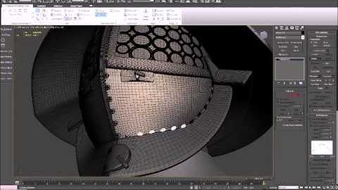 Gladiator Helmet 3ds Max Modelling Timelapse
