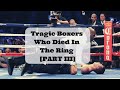 Tragic Boxers Who Died In The Ring [ PART III ]