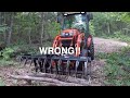 589 tractor grapple important tips for using your grapple kubota lx2610 outdoors   4k