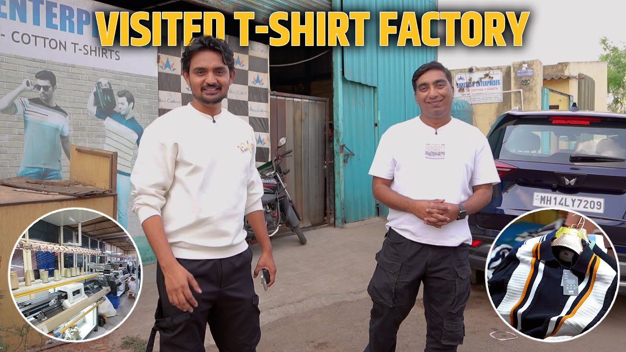 VISITED TSHIRT FACTORY / Premium Quality / knitting Tshirts @Altaf Vlogs