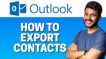 How to Export Contacts in Microsoft Outlook