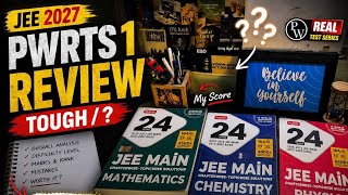 PW RTS 1 REVIEW| MY SCORE | ANALYSIS AND MARKS | TOUGH | WORTH IT