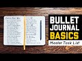 How to Organize a Bullet Journal with the Master Task List