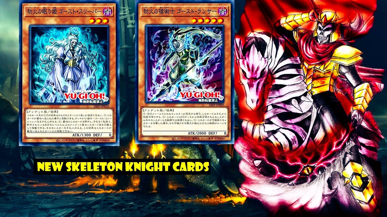 NEW!Hellfire(Ghost ) DECK,Skeleton Knight, Yu-Gi-Oh! 5D's ,G