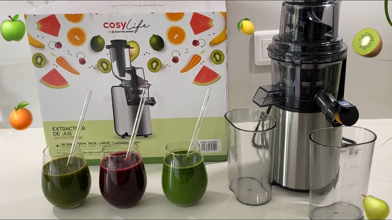 Extracteur De Jus Électrique Vertical Machine Appareil À Jus De Fruits Et  Légumes (1 à Prix Carrefour