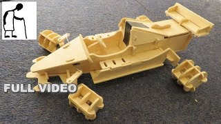 Wooden Puzzle F1 Racer kit RC CONVERSION FULL VIDEO