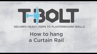 T-BOLT Plasterboard Fixing - How to Hang a Curtain Pole