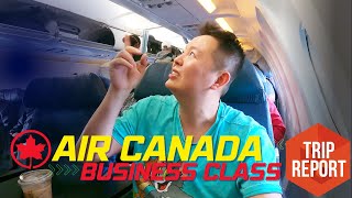 TRIP REPORT (4K) - AIR CANADA AC241 BUSINESS CLASS YEG - YVR WITH KOSHER SNACK