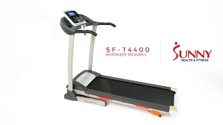 Sunny Health & Fitness SF-T4400 Treadmill w/ Manual Incline and LCD Display screenshot 5