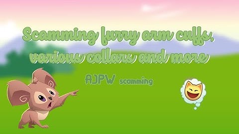 SCAMMING BLACK & WHITE FURRY CUFFS, VARIOUS COLLARS AND MORE WITH MY DISCORD SERVER | AJPW Scamming