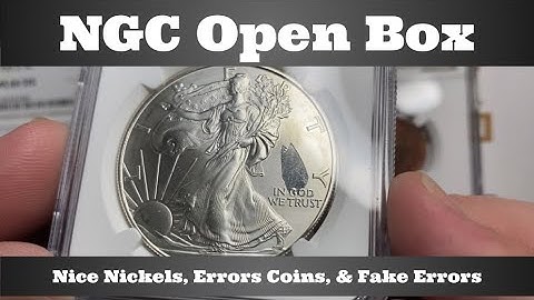 NGC Open Box - Nice Nickels, Error Coins, & Fake Error Coins - ASE Struck Thru - Coin Grade Reveal