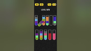 Water sort puzzle level 1670