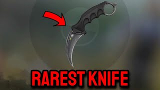 Is this the RAREST knife in CSGO???