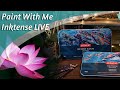 Paint a Flower With Me in Inktense  LIVE! & Art Chat