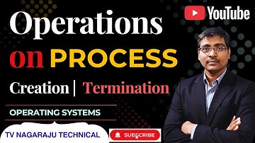 OPERATIONS ON PROCESS || PROCESS CREATION || PROCESS TERMINATION