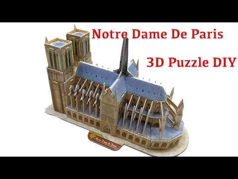 DIY Craft Instruction 3D Puzzle Paris Saint Germain 