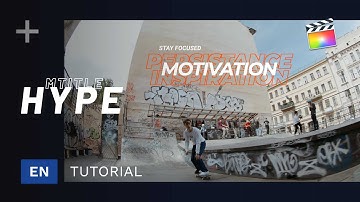 Final Cut Pro X Tips & Tricks - How to use mTitle Hype typography presets in your edits - MotionVFX