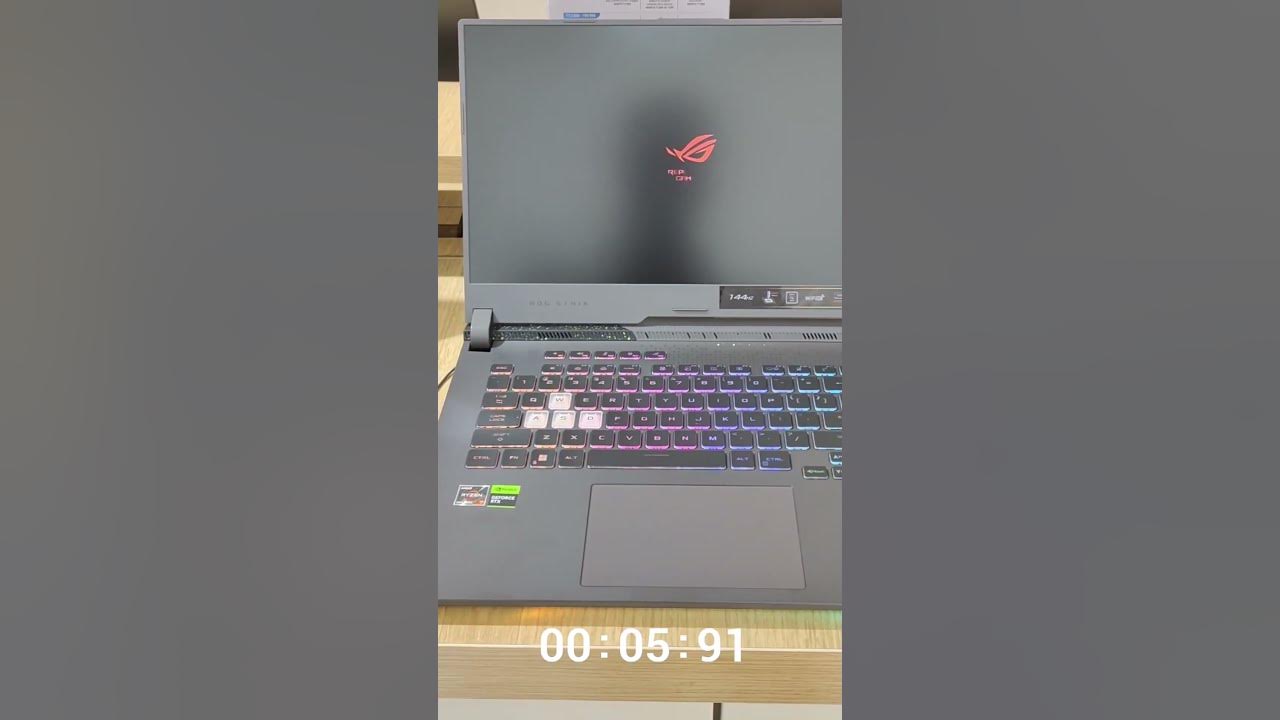 Asus ROG Booting time asus asusrog shorts YouTube