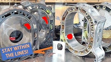 Mazda Rotary Engine Porting Is Like a Kids Coloring Book - Exhaust Porting is a bit tricky!