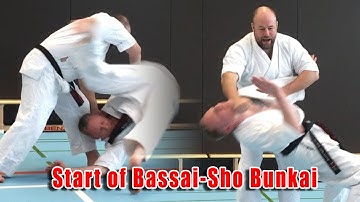 Practical Kata Bunkai: Start of Bassai-Sho