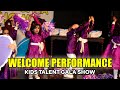 Welcome performance at kids talent gala show  za school system