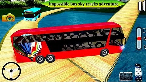 Impossible American Bus Stunt driving 2022 - Maga Ramp Racing Driving Simulator Android gameplay
