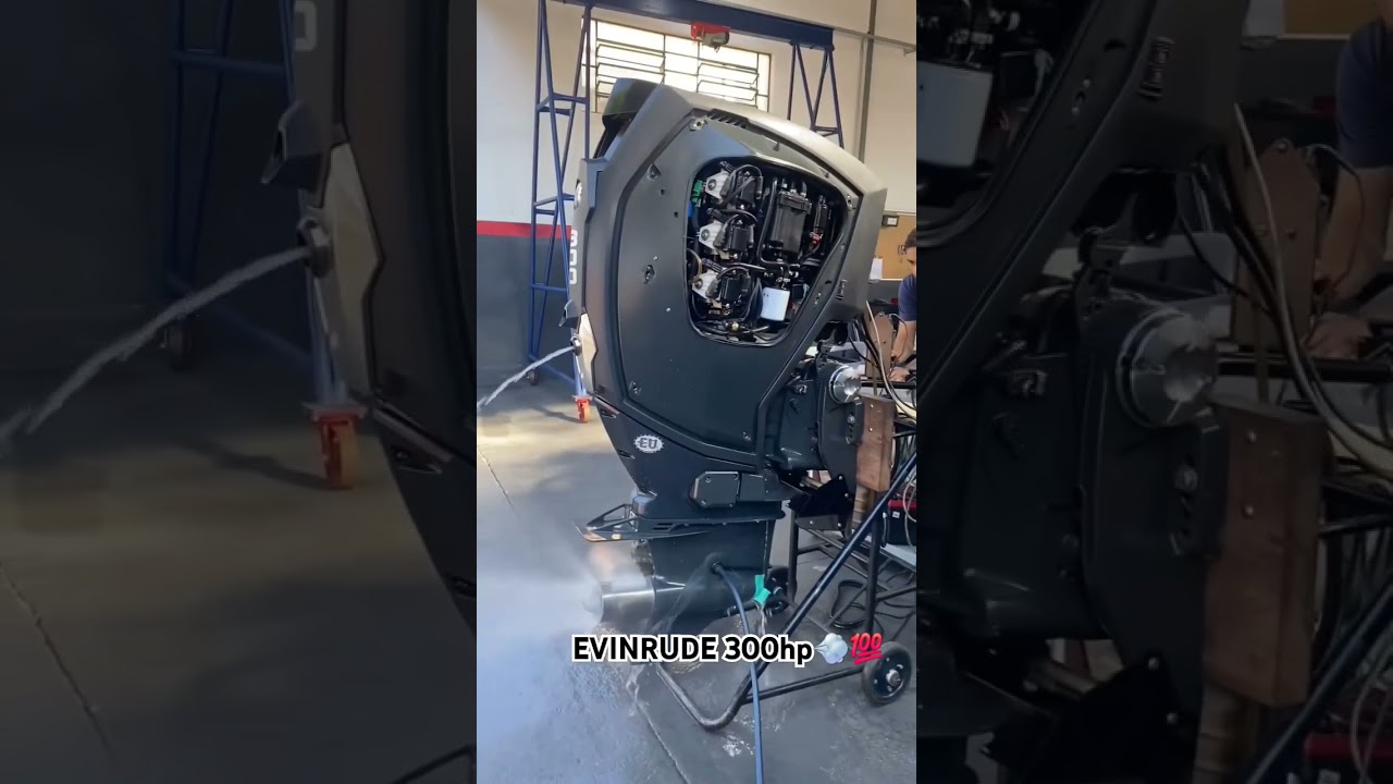 start engine Evinrude 300hp💨 