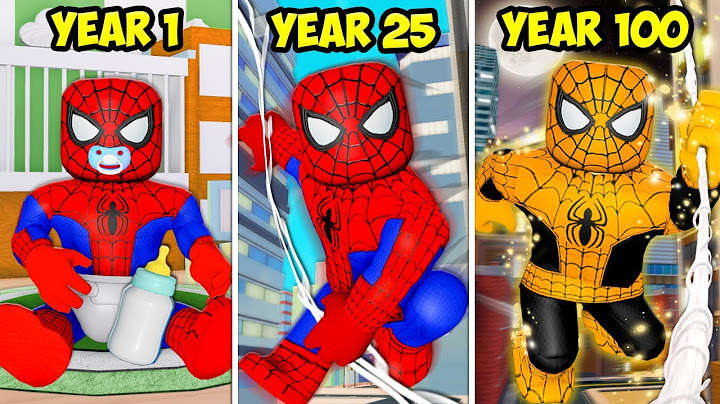 100 Years As Spiderman: A Roblox Movie