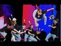 What happens when the stage is slippery...Taehyung falls hard