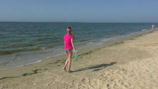 Отдых на море - Очаков - Черноморская (лагерная) коса - часть 2 - База отдыха Чайка - 2017 год