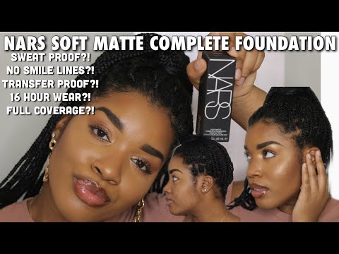 OKAY NARS! NARS SOFT MATTE COMPLETE FOUNDATION REVIEW, MOOREA, WEAR TEST&  MASK TEST