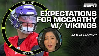 Why J.J. McCarthy is walking into a dream situation with the Vikings 📈 | NFL Live