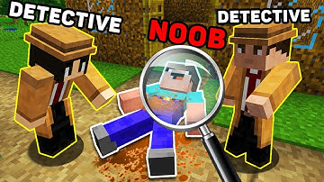 Minecraft NOOB vs PRO vs HACKER : DETECTIVE INVESTIGATION CHALLENGE IN MINECRAFT ANIMATION