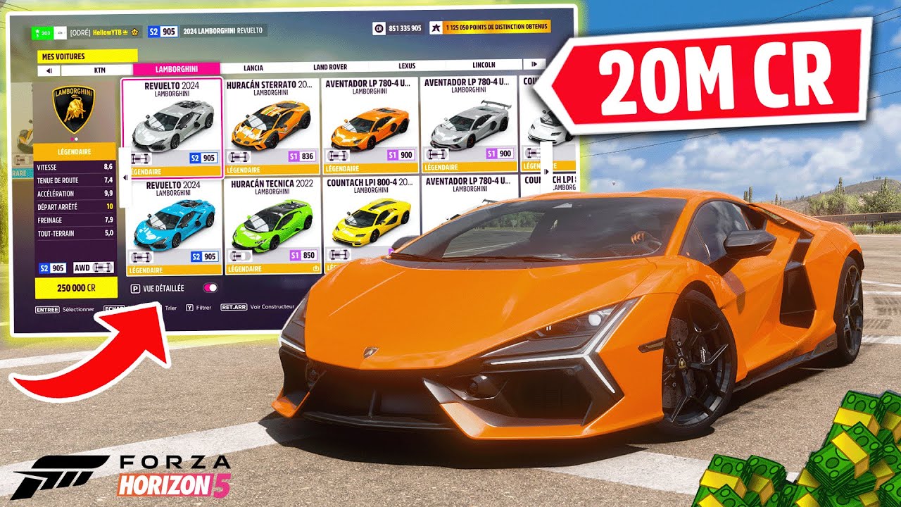 Forza Horizon 5 Liste Voiture 2023