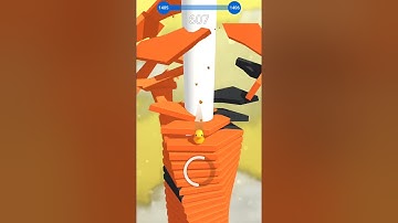 Stack ball highest score max lvl1406 gameplay #stackball #viral​ ​#shorts #gaming