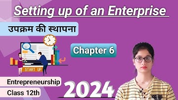 Setting up of an enterprise |ch-6| in both English and Hindi medium "eps"  by Aparna ma